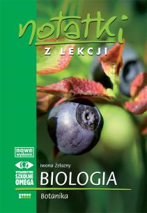 Okładka książki Notatki z Lekcji Biologii część 6 botanika OMEGA