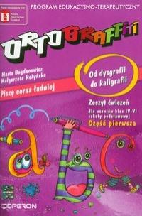 Okładka książki Ortograffiti SP Od dysgr. do kaligrafii 1 OPERON