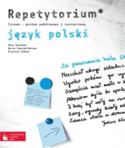 Okładka książki Pakiet maturalny Język polski Repetytorium Poziom podstawowy i rozszerzony