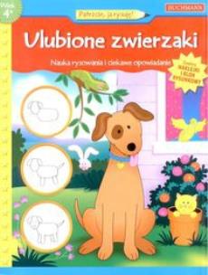 Okładka książki Patrzcie, ja rysuję - Ulubione zwierzaki