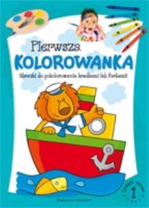 Okładka książki Pierwsza kolorowanka z.1