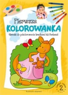 Okładka książki Pierwsza kolorowanka z.2