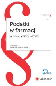 Opakowanie Podatki w farmacji w latach 2008-2013