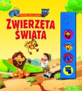 Okładka książki Podróżnik Gucio poznaje zwierzęta świata