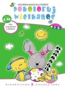 Okładka książki Pokoloruj Wielkanoc