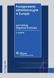 Okładka książki Postępowanie administracyjne w Europie