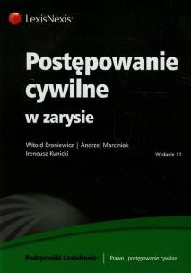 Okładka książki Postępowanie cywilne w zarysie