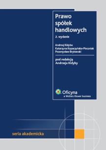 Okładka książki Prawo spółek handlowych