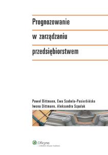 Okładka książki Prognozowanie w zarządzaniu przedsiębiorstwem