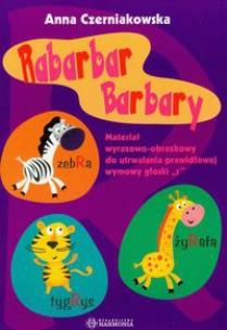 Okładka książki Rabarbar Barbary. Materiał wyrazowo-obrazkowy...