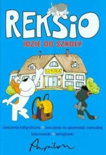 Okładka książki Reksio idzie do szkoły