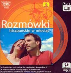 Okładka książki Rozmówki hiszpańskie w miesiąc + CD