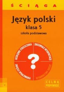 Okładka książki Ściąga - J. Polski SP 5