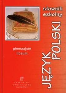 Okładka książki Słownik szkolny Język polski