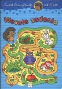 Okładka książki Świat łamigłówek - wesołe zadania 5 lat