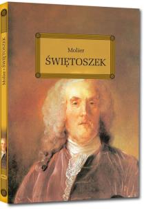 Okładka książki Świętoszek z oprac. okleina GREG