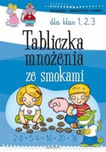 Okładka książki Tabliczka mnożenia ze smokami klasy 1-3