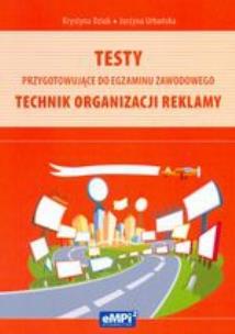 Okładka książki Testy przyg. do egz. zaw. tech. org. reklamy EMPI2