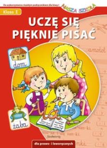 Okładka książki Uczę się pięknie pisać - nasz klasa SIEDMIORÓG