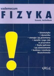 Okładka książki Vademecum Fizyka