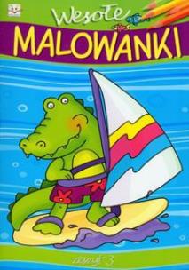 Okładka książki Wesołe malowanki z.3