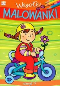 Okładka książki Wesołe malowanki z.4
