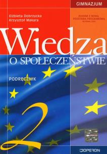 Okładka książki Wiedza o społeczeństwie 2 Podręcznik
