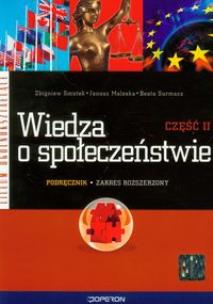 Okładka książki Wiedza o społeczeństwie podręcznik część 2 zakres rozszerzony