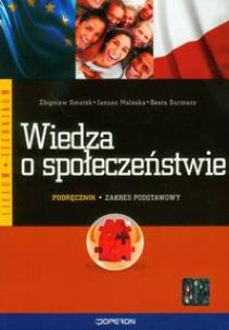 Okładka książki Wiedza o społeczeństwie Podręcznik