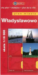 Okładka książki Władysławowo plan miasta