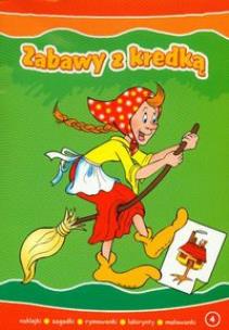 Okładka książki Zabawy z kredką 4