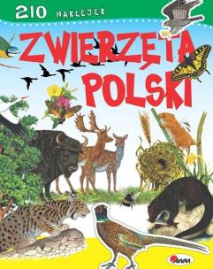 Okładka książki Zwierzęta Polski - 210 naklejek
