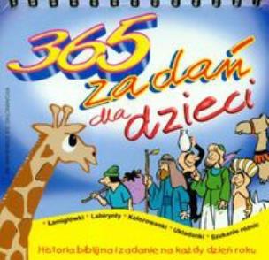 Okładka książki 365 zadań dla dzieci
