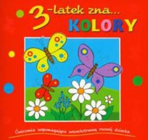 Okładka książki 3-latek zna kolory