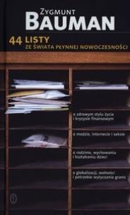 Okładka książki 44 listy ze świata płynnej nowoczesności