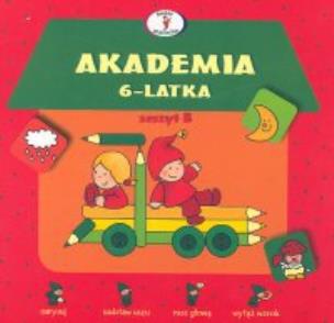 Okładka książki Akademia 6-latka zeszyt B