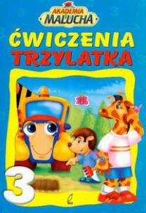 Okładka książki Akademia malucha - ćw. edukacyjne 3latka