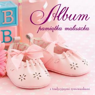 Okładka książki Album pamiątka maluszka - różowa