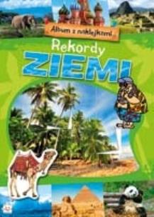Okładka książki Album z naklejkami - Rekordy ziemi
