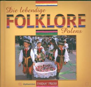 Okładka książki Albumik Polski folklor żywy wersja niemiecka