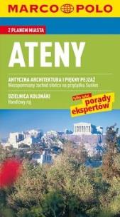 Okładka książki Ateny - przewodnik z planem miasta