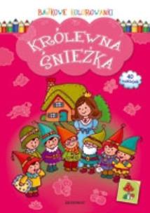 Okładka książki Bajkowe kolorowanki - Królewna Śnieżka