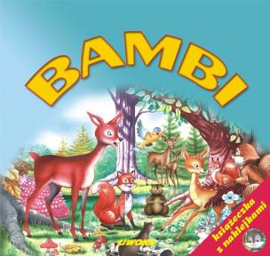 Okładka książki Bambi z naklejkami