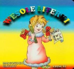 Okładka książki Bibl. małego człowieka - Wesołe literki część 2