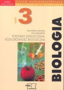 Okładka książki Biologia LO 3 podr. MAC