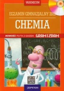 Okładka książki Chemia Vademecum Egzamin gimnazjalny 2012 + CD