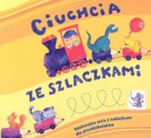 Okładka książki Ciuchcia ze szlaczkami