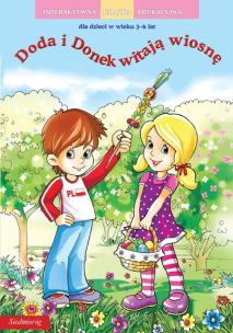 Okładka książki Doda i Donek witają wiosnę SIEDMIORÓG