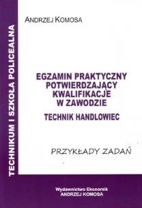 Okładka książki Egz. prak. tech. handlowiec Przykłady zadań w.2011