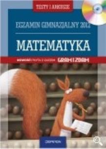 Okładka książki Egzamin po gimnazjum 2012 Testy matematyczne z płytą CD